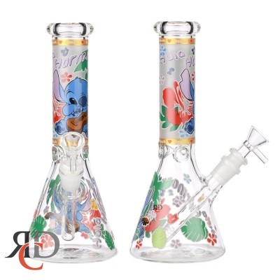 WATER PIPE BEAKER BEAR GLOW IN DARK WP12066 1CT